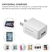 OoRange Wall Charger Power Adapter with 3 feet USB Cable For iPhone 5, 6, 7 (2 Pack)