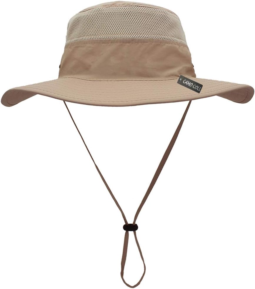 Outdoor Sun Cap Camouflage Bucket Mesh Boonie Hat