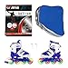 JIFAR Youth Children's Inline Skates for Kids, Adjustable Roller Blades with Light Up Wheels for Girls Boys, Indoor&Outdoor Ice Skating Equipment in Small Medium Size, Blue&Purple