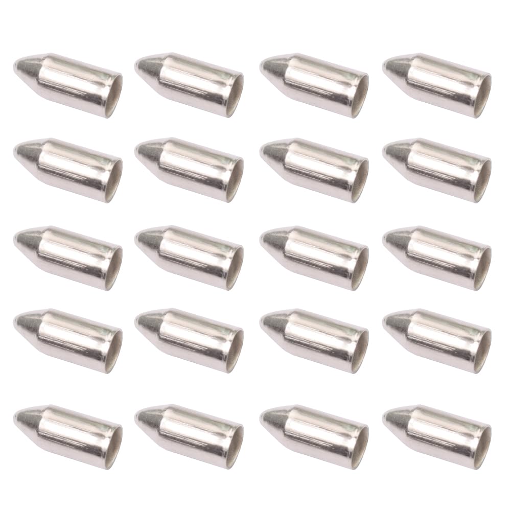 24pcs Archery Hunting Tips 8mm Arrows Broadheads 30 Grain Point Arrowheads DIY for ID 7mm Arrow Shaft