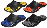 Greg Michaels Mens Flip Flops Slide Slippers - Sport Comfortable For Home Beach Walking Light Weight