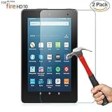 [2 Pack] ZTOZ All New HD 10 Tablet Tempered Glass