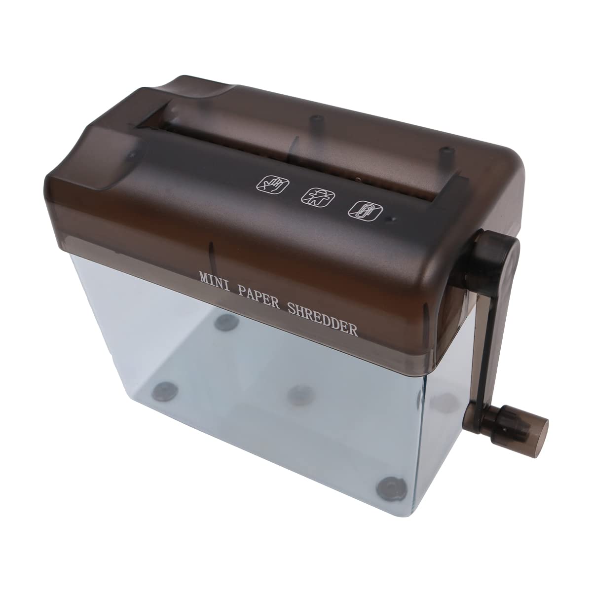 Tiardey Portable Mini Shredder Manual Shredder Hand Cut Paper Shredder A6 Paper Documents Handmade Cutting Machine Tool for Office Home School