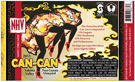 2014 Naches Heights Can Can White Blend 750mL