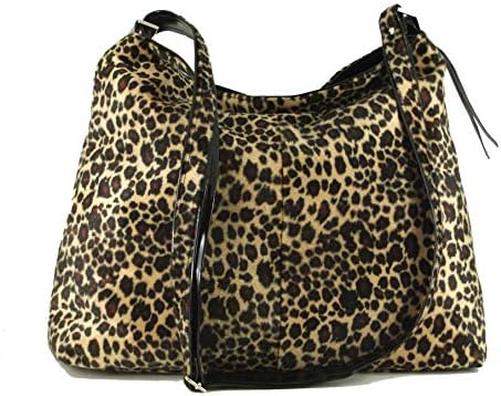 Womens Shoulder Cross-body Hobo Bag Leopard Zebra Faux Snakeskin Animal Print