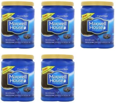 Maxwell House Original Roast Coffee-42.5 oz (Pack of 5)