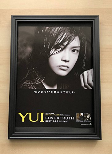 Kj Yui Love Amp Truth 額装品 額入り アートフレーム ポスター風デザイン アルバム Cd Dvd ライブ クローズドノートの買取価格 相場 高価買取なら買取一括比較のウリドキ