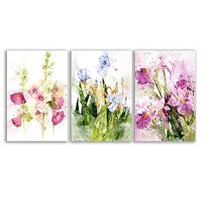 Wall26-3 Panel Canvas Wall Art-Chromatic-Giclee Painting Wall Bedroom...