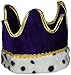 Plush Royal Crown (purple) Party Accessory (1 count) (1/Pkg)