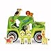USA Toyz Shape Sorter Wooden Toys Educational Toys Safari Shape Sorter Wooden Puzzles for Toddlers w/ Wooden Truck and Animals Wooden Blocks (10pc)