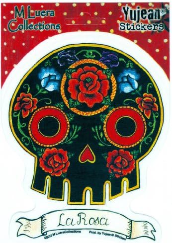 Maryann Luera - La Rosa Skull - Sticker/Decal