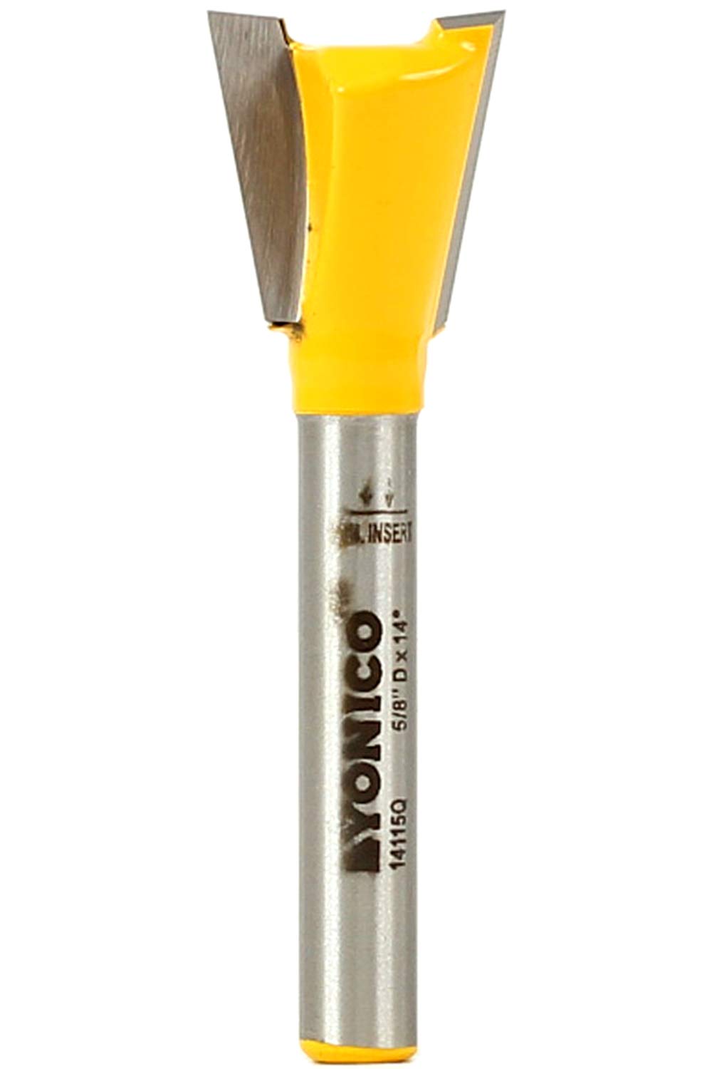Yonico 14115q 14 X 5/8-Inch Dovetail Router Bit 1/4-Inch Shank — image 1