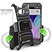 HTC One M8 Case, BUDDIBOX [HSeries] Heavy Duty Swivel Belt Clip Holster with Kickstand Maximal Protection Case for HTC One M8, (Black)