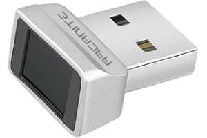 ARCANITE USB Fingerprint Reader for Windows 11/10 Hello Desktop, Laptop, 0.05s 360-Degree Sensor Security Device Login, Security Lock