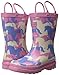 Hatley Girls' Rainboots -Puzzle Piece Horses