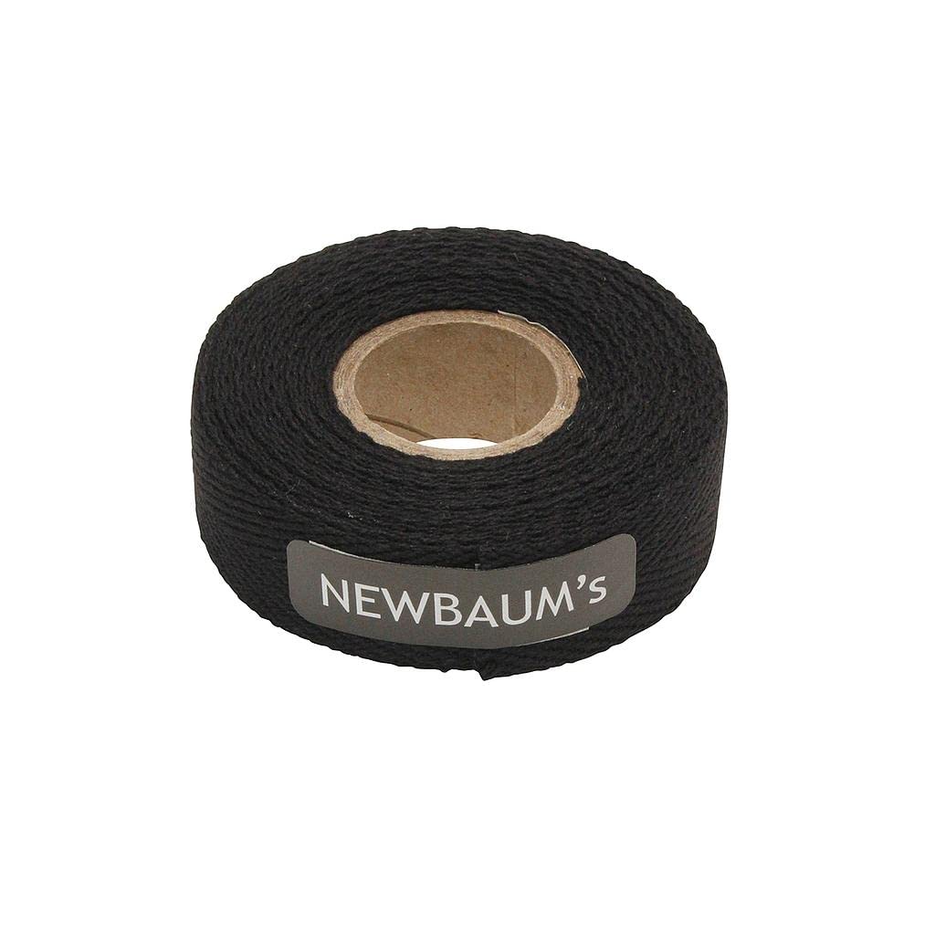 Newbaum's Cloth Bike Handlebar Tape (Black), 10 ft Roll Bike Bar Grip Tape (0.75” Wide), Cotton Bar Tape Road Bike, Adhesive Back Bike Tape for Handlebars – Black Grip Tape (22 Colors)