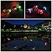 （2 Pack）ECBUY Outdoor Solar Waterproof Color Changing LED Floating Lights Ball Pond Path Landscape Lamp Ball for Swimming Pool Garden and Party Decor Outdoor Landscape Lights Charges Colorful