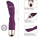 Bendable Silicone Dildo Sex Vibrator - G Spot Stimulator (USB Charged) with 10 Vibrational Settings for Women - Bendable & Waterproof & Quiet Sex Toy - Adult Toy for Couples, Purple, Lyps Madison …