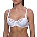 fruitVogue Women's Full Coverage Underwire Half Padded Lace Plus Bra