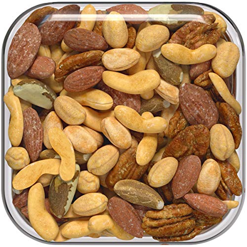 FISHER Snack Mixed Nuts with Peanuts, 24 oz Almonds, Cashews, Filberts