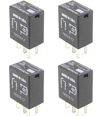 4 Relè Automobilistici 8T2T-14B192-AB – 12V 30A, 4 Pin, Plug-in, Ricambio OEM Per Veicoli Ford Selezionati - 4
