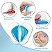 High Heel Pads for Women with 4D High Heel Cushion & Arch Supports Anti-Sweat Comfortable High Heel Inserts Relieve Plantar Fasciitis, Arch Pain,Ball of Foot Pain and Heel Pain (Black)