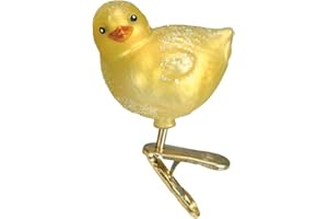 Old World Christmas Ornaments Farm Animals Glass Blown Ornaments for Christmas Tree, Baby Chick
