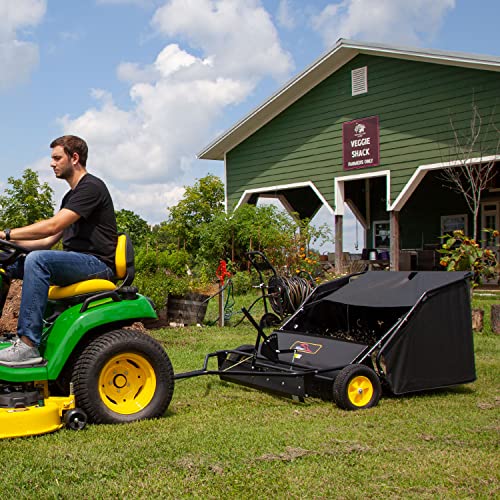 Brinly STS42BHDKA 42" TowBehind Lawn Sweeper With Dethatcher And