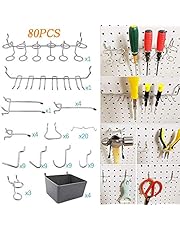 Juego De 114 Ganchos De Metal Para Tablero De Clavijas (Pegboard) - Organizador Para Taller, Garaje Y Cocina