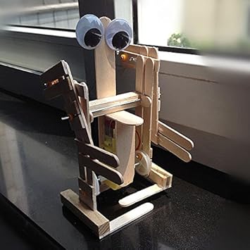 robots de madera para niños