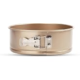 Good Dee's Circle Springform Cake Pan 8.5'' - Non Stick Ceramic Coating - Free From Chemicals - Perfect for Birthday Cakes, Tartes, &amp; More - Cream