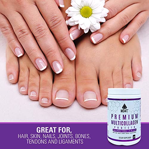 MO4T Premium Multi Collagen Powder Type 1,2,3,5,10 SugarFree, Keto