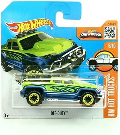 OFF-DUTY (146/250) * Short Card Package * Hot Wheels 2016 HW HOT TRUCKS SERIES (06/10) 1:64 Scale Die-Cast Vehicle