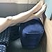 Travel Foot Rest Pillow Set: Inflatable Adjustable Height Feet & Neck/Head Cushions For Adults, Toddlers & Kids | Washable Neck Support For Car, Train, Bus & Airplane| Patented Quick Inflation