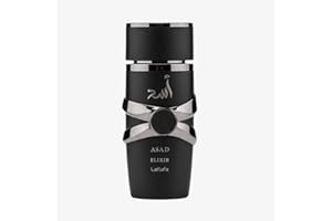 Lattafa Asad Elixir – Spicy, Woody, Amber, Warm – Eau de Parfum Spray Long-Lasting Fragrance for Men, 3.4 Ounce / 100 ml