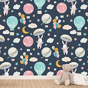 signwin Wall Mural Cute Animals Removable Self-Adhesive Wallpaper...
