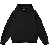 FAIABLE Men's Hoodies Pullover Oversized Soft Hooded Sweatshirts Heavyweight Fleece Athletic Travel Hoodie with Hidden Pocket