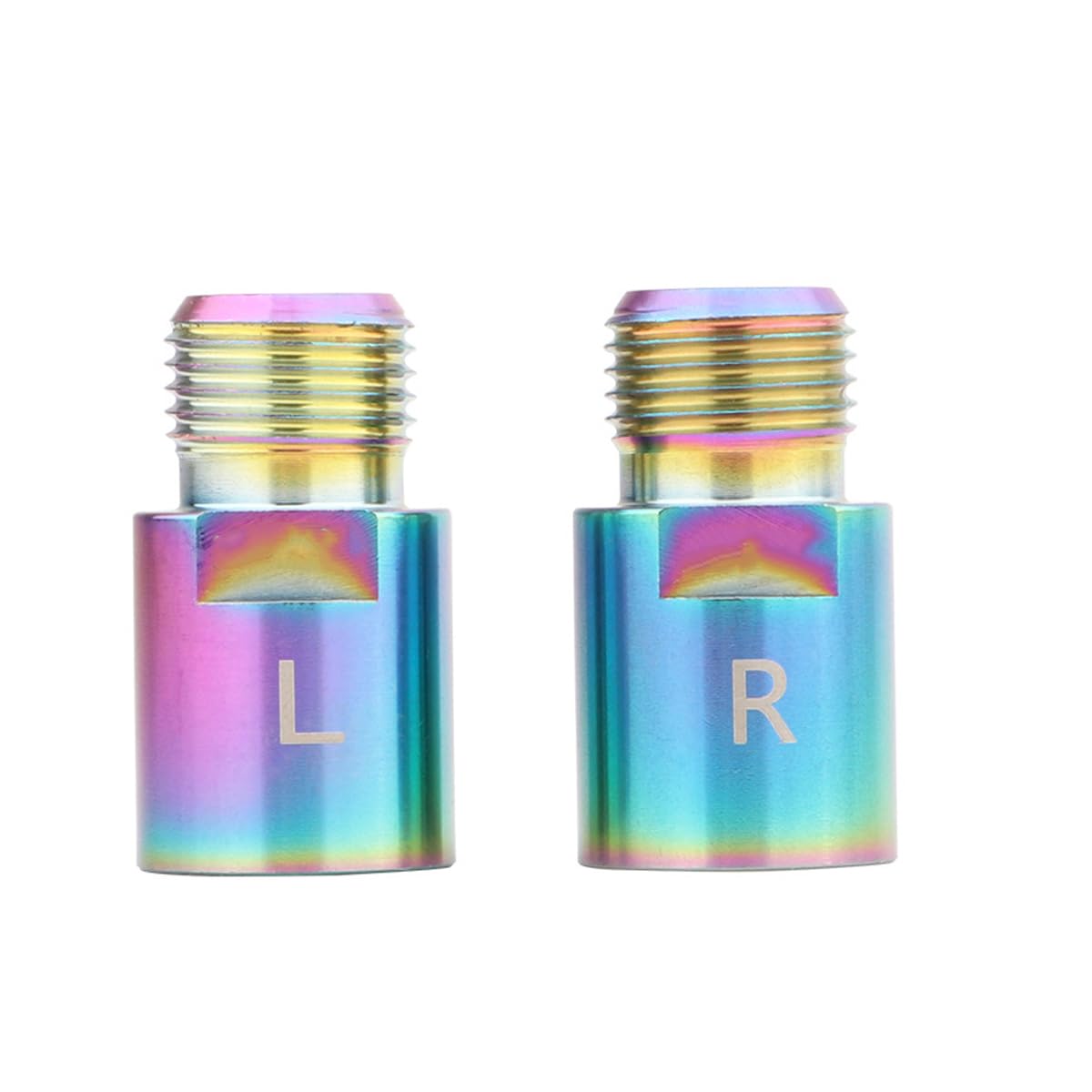 HOUSON bicycle pedal extender, bicycle pedal spacer pedal spacer pedal extension for 9/16 inch threaded pedals for road bike mountain bike pedal colorful