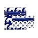 Lunchskins Reusable 2-Pack Bag Set, Navy Dog (1 Sandwich + 1 Snack)