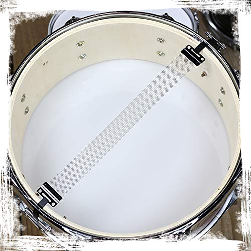 Snare Drum by GRIFFIN 14" x 5.5" Black Hickory PVC & Coated Head on