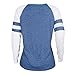 HTDBKDBK Long Sleeves for Women, Women Fashion Causal Plus Size Thanksgiving Blouse Tops Patchwork T-Shirt Tops 2019