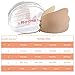 Rosmax Backless Strapless Bra, Self Adhesive Sticky Silicone, Beige, Size E Cup