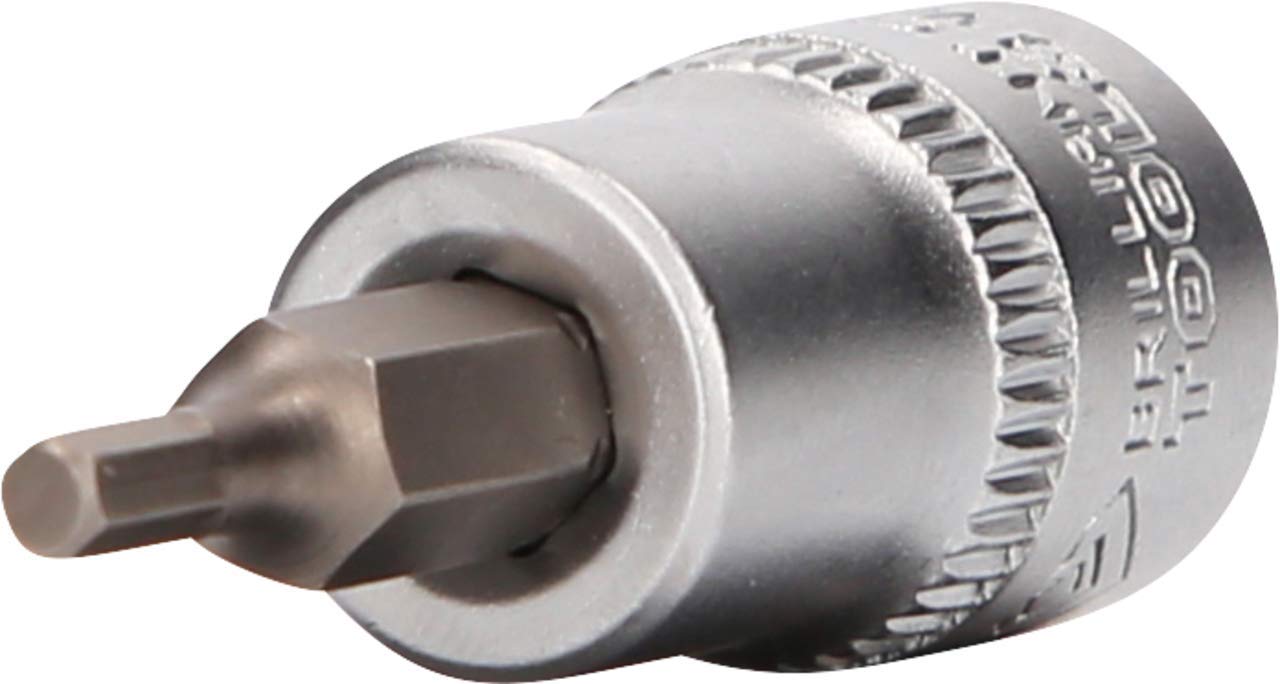 Brilliant Tools BT021870 3/8-Inch Hexagonal Screwdriver, 49 mm, 3 mm Insert