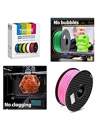 Filamento fluorescente 3D rosa PLA 1.75 mm, carrete de 1 kg. y precisión dimensional +   0.03 mm de TIANSE