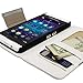 Fosmon CADDY Series Leather Wallet Case for Blackberry Z10 (White, Gray & Black)