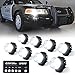 Xprite 8 Series LED Hideaway Strobe Lights Kit 20 Flash Patterns Hazard Warning Light for Trucks, Police Cars, Emergency Vehicles