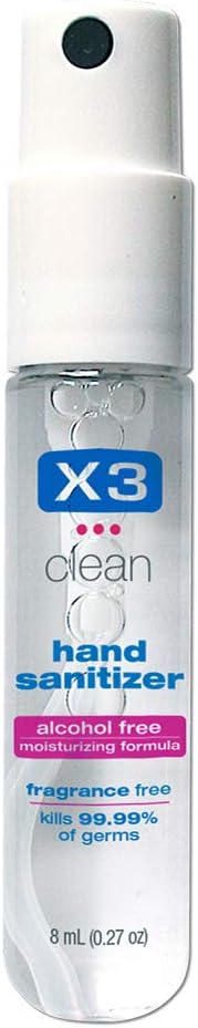 Hand Sanitizer, Size 0.27 oz., Spray