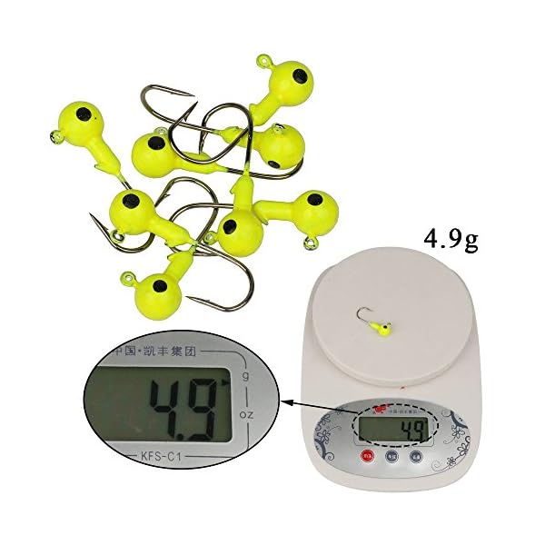 SHELURE-Fishing-Hooks-Saltwater-Set-Kit-With-Fishing-Tackle-Box-Fish-Jig-Heads