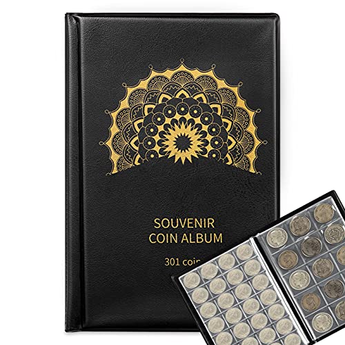 Coin Holders for Collectors, AITIME Coin Collection Book to Holds 301
