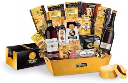 Gift Box"Emilia" Silkscreened Parmigiano Reggiano 15 Italian Specialties